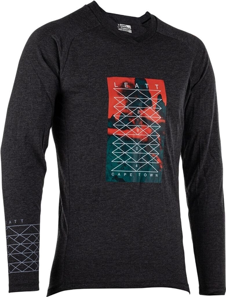 Leatt mtb gravity Langarmtrikot schwarz