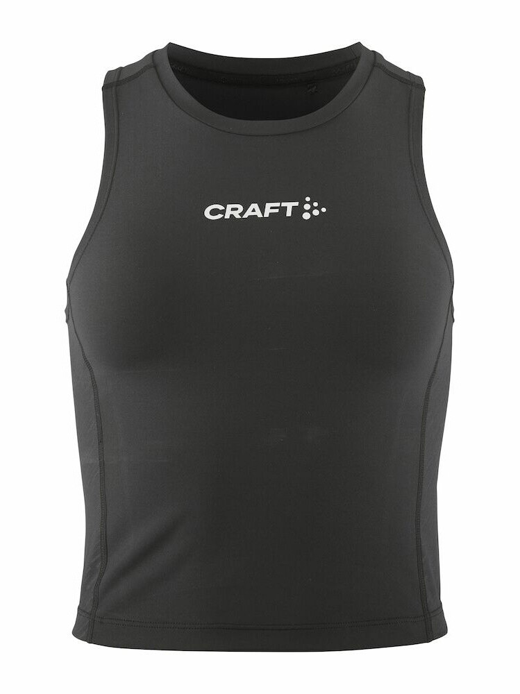 Craft Rush Cropped Tanktop schwarz 999000