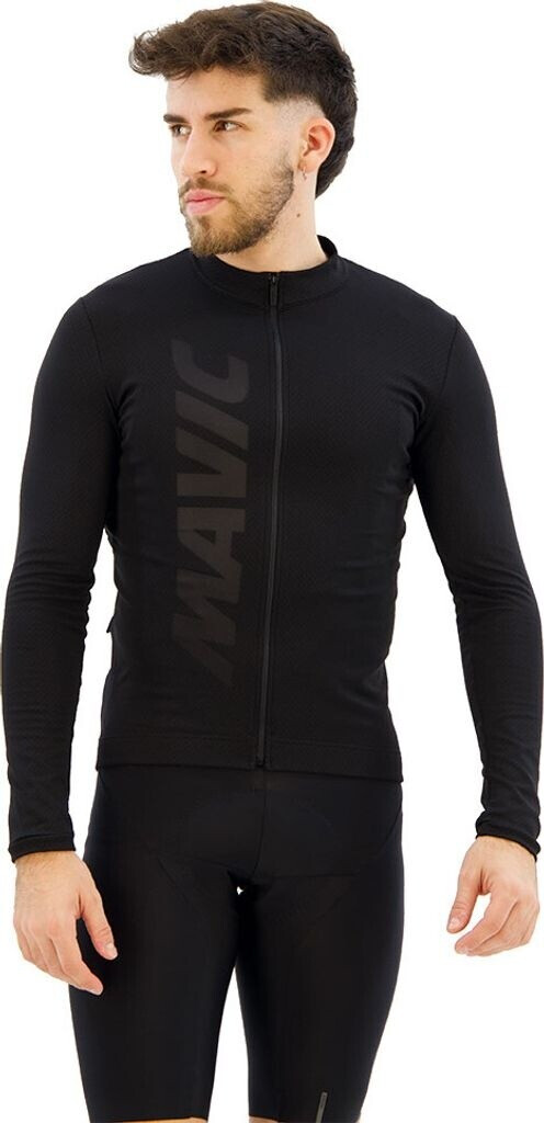Mavic Aksium Thermo Langarm Trikot schwarz