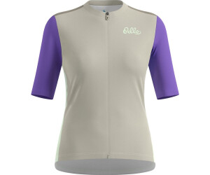 Odlo Essential Heritage Print Radtrikot grün schwarz