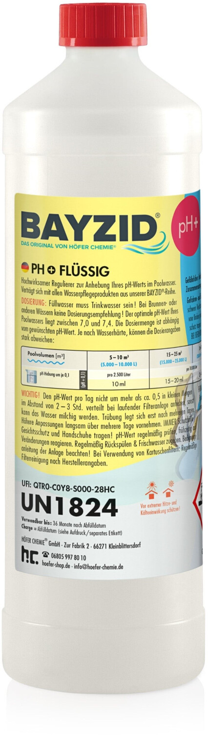 BAYZID pH Plus Liquid 540 x 1kg