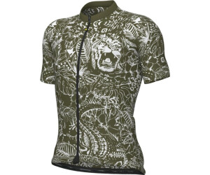Alé Cycling PRAGMA Safari Essenza Kurzarmtrikot dunkelgrün/weiß