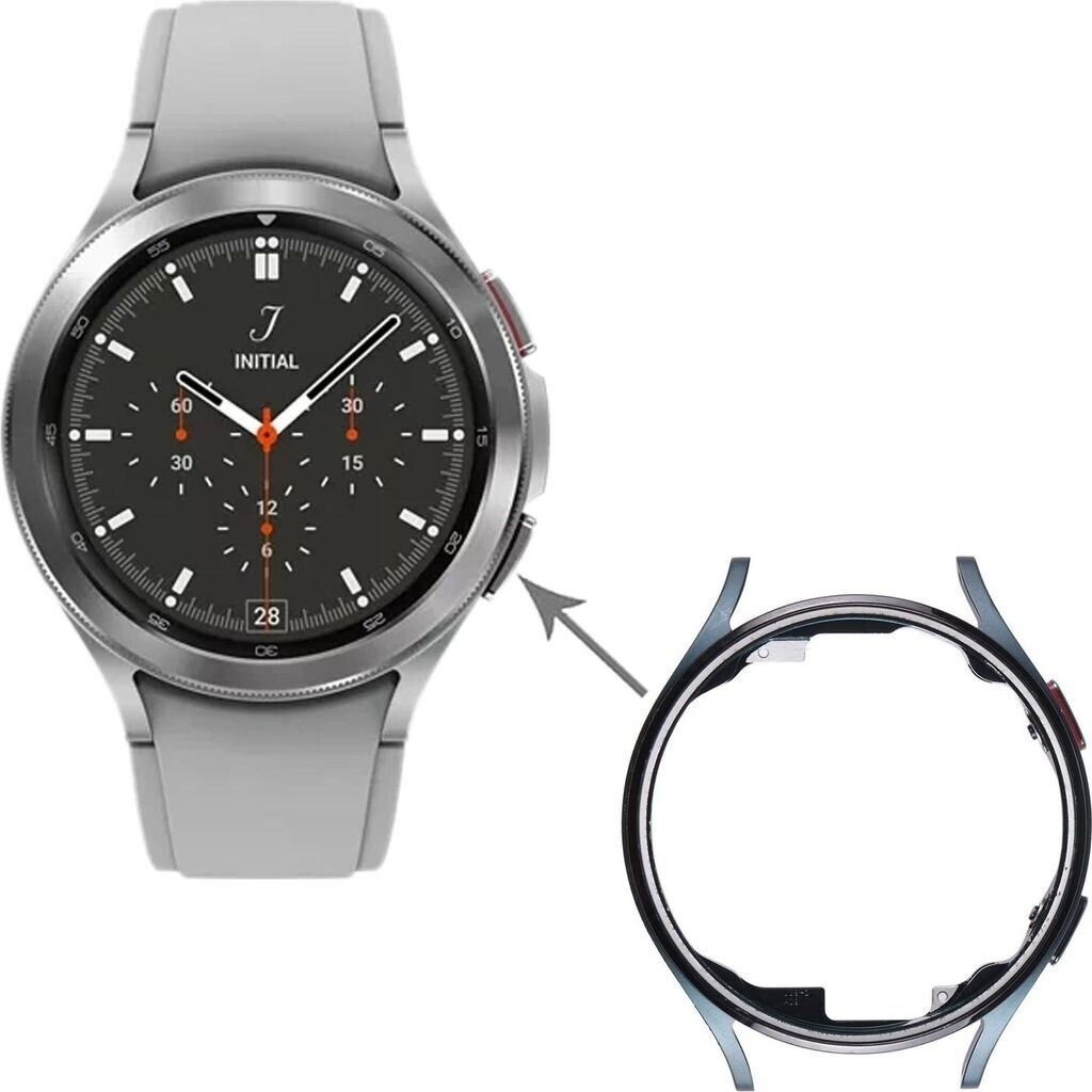 Wigento Für Samsung Galaxy Watch 4 44mm SM-R870 LCD Rahmen Bezel Ersatzteil Blau