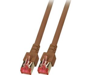 EFB-Elektronik RJ45 Patchkabel Cat.6 S/FTP LSZH braun 0,25m (K5517.0,25)