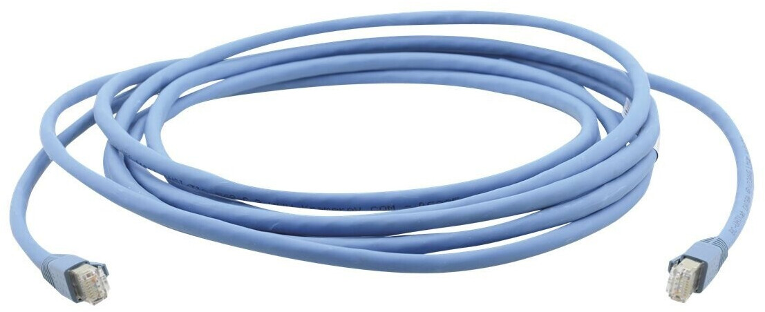 Kramer C-UNIKat-2 RJ-45 (M) zu RJ-45 (M) 61cm U/FTP CAT 6a geschirmt robust Blau (99-3460002)