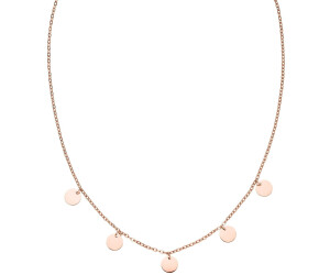 Purelei® Collana Due Layers, Acciaio Inossidabile, Resistente All'Acqua, Design Semplice, Lunghezza 40-45 cm
