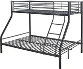 Lit Superposé 3 Lits En Bois Massif - Pour Matelas 90x190 Cm, Avec échelle, Gain De Place