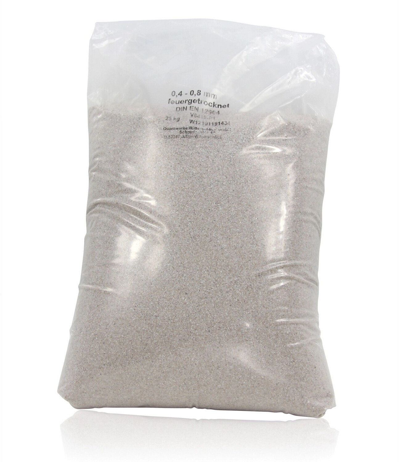 Quarzwerke Premium filter sand 0.4-0.8mm 25kg