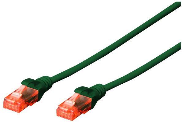 Digitus CAT6 U-UTP 0,25m Grün Patchkabel Cu LSZH AWG 26/7 0,25m (DK-1617-0025/G), Bild 3