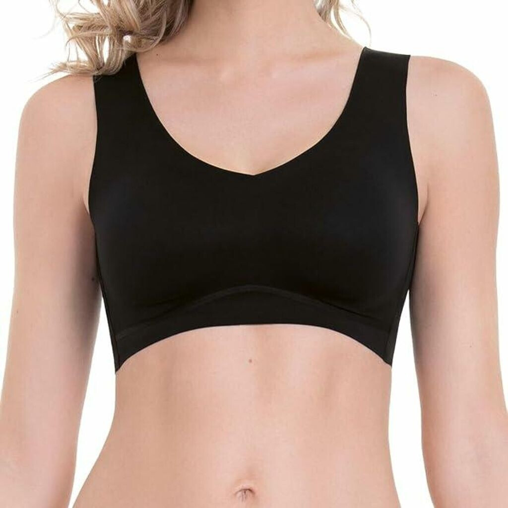 Essentials Damen Bralette 2er-Pack - Bügelloser Baumwoll-BH Verstellbar