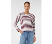 Comma Pullover Langarm Donna – Maglione Melange A Vestibilità Ampia, In Misto Cotone, Con Spalle Scese