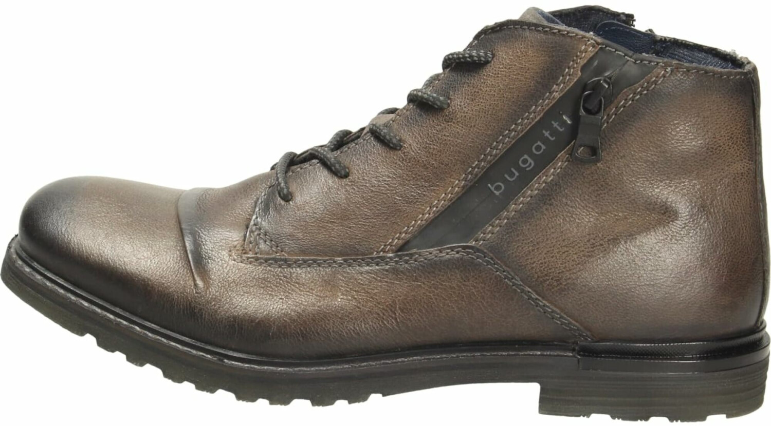 Bottines Bugatti Homme 321-a0u3l Cuir Nubuck - Doublure Froide Taille 45