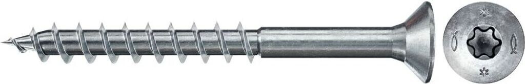 Fischer Power-Fast II 670642 Spanplattenschrauben 5 mm 60 mm T-Profil ...