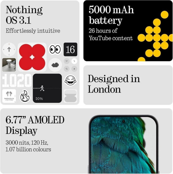 Nothing Phone (3) 12GB 256GB Black, Bild 20