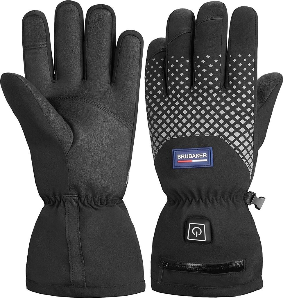 Brubaker Heated Ski Snowboard Gloves waterproof Temp Control
