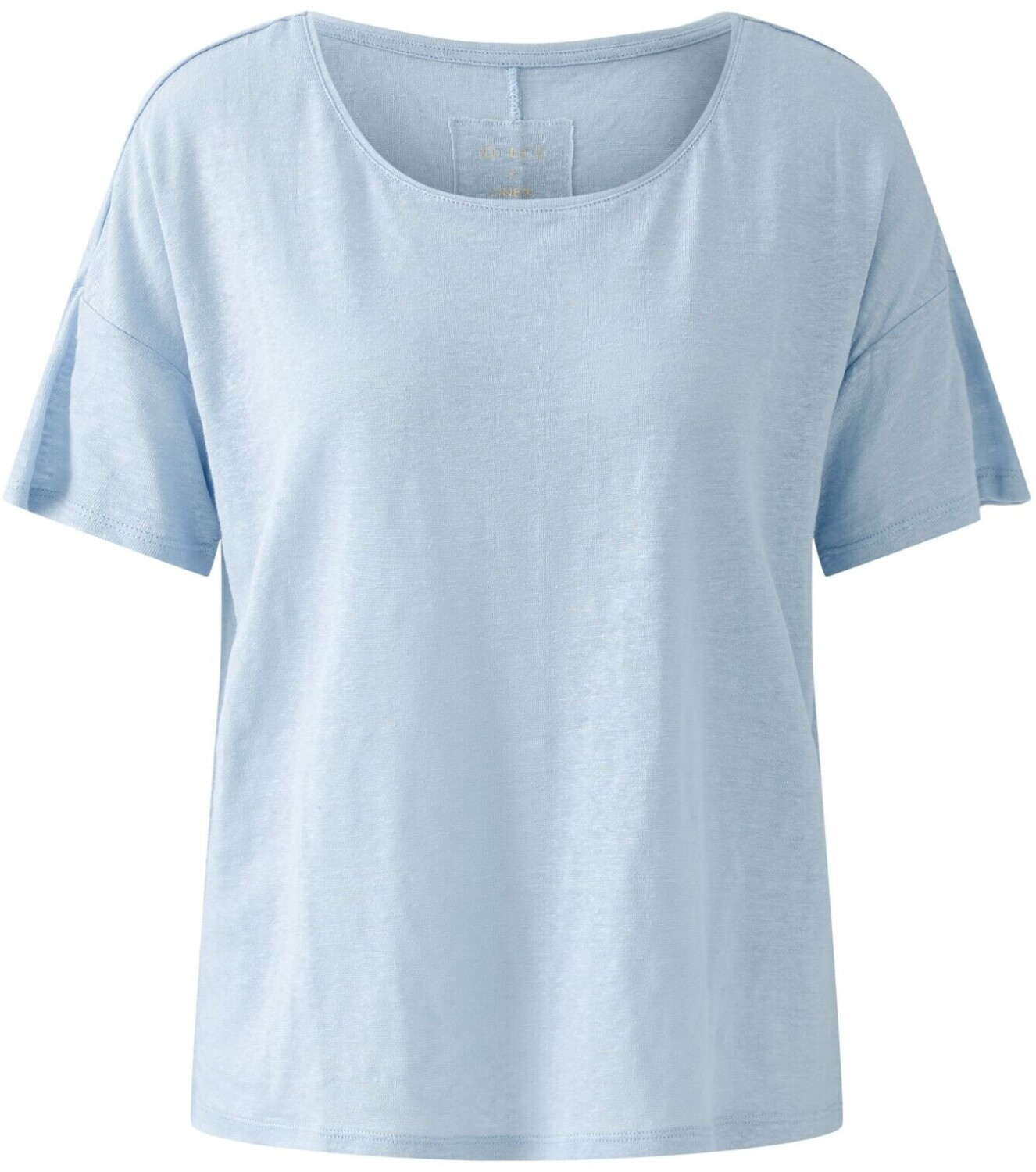 Ouí Leinenjersey pulver blau Damen-T-Shirt