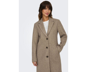 JdY Dames Lange Jas Jdyecho Coat OTW Noos - Nature Melange - XXL - Warme En Stijlvolle Winterjas