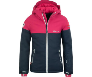 Trollkids Hallingdal Jacket Kinder Winterjacke blau pink weiß