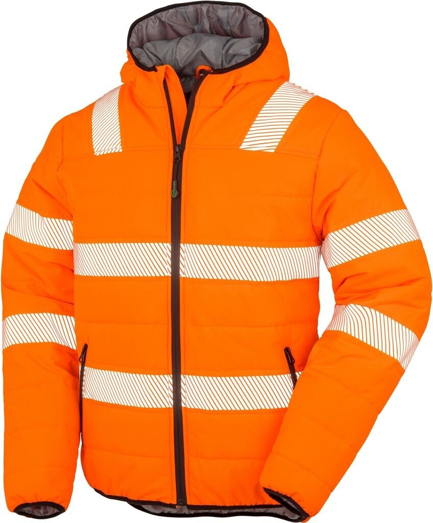 Result R237 Jacket Colours Result Recycled Ripstop Padded Safety Jacket leuchtorange ab 48,22 ...