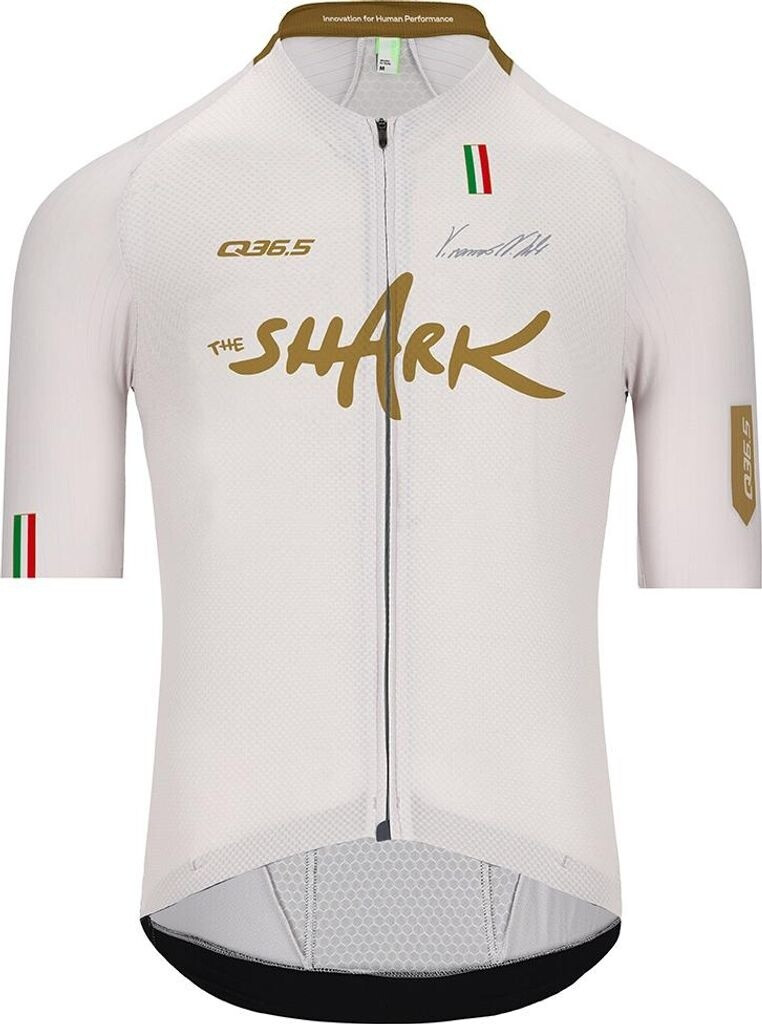 Q36,5 Radtrikot Gregarius Clima Nibali SHARK weiss