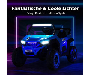 Preisvergleich für COSTWAY Elektro-Kinderauto 12V Kinderquad, 2 Sitzer