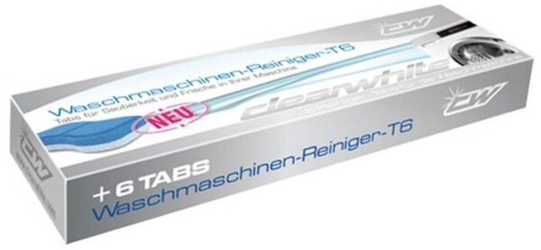 clearwhite Waschmaschinen-Reiniger T6
