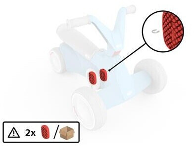 Berg Gokart GO² Blue - Pedal (2x)