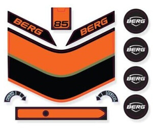 Berg Gokart Buzzy 2-in-1 - Aufkleber-Set Retro Green