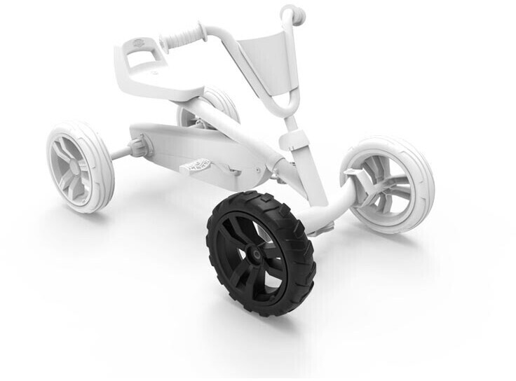 Berg Gokart Rad 9x2 Cross - Schwarz/Schwarz Vorne Rechts