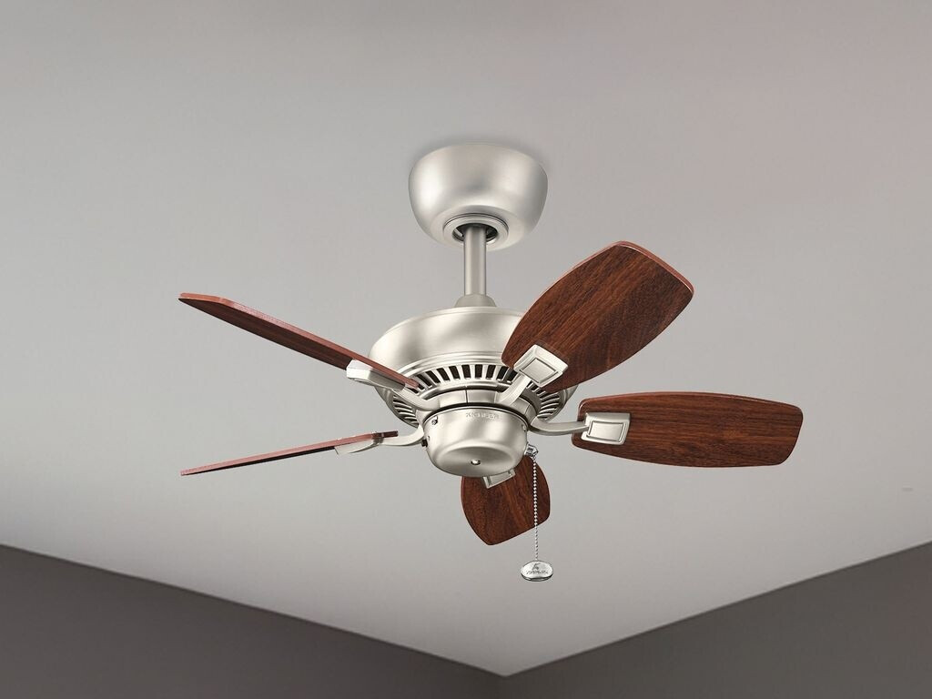 Elstead Lighting Canfield quiet ceiling fan Ø76cm brown