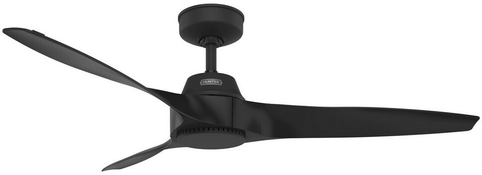 Hunter Fan DC Ceiling Fan Canberra Black with Remote Control Black (52880)