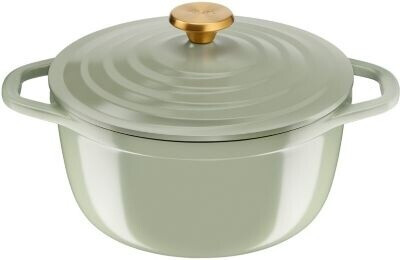 Cocotte en Fonte - TEFAL - AIR - 30x23cm - 5,7L - Compatible Induction - Revêtement Céramique - Maison