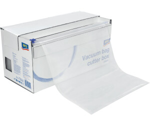 aro Geprägte Vakuumbeutel CB3045 im Karton mit Schneidevorrichtung, PA / PE, 16,6 x 37,2 x 17,8 cm, 75 µm, transparent - transparent