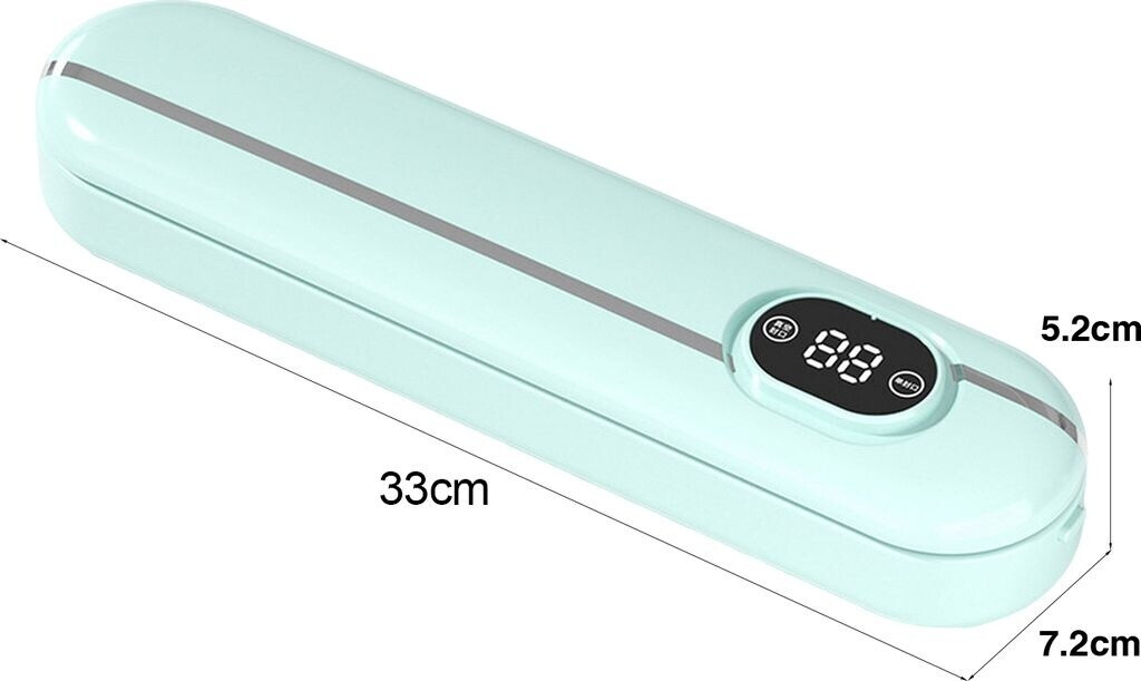 Shienfir Vakuumiergerät mit Digitalanzeige, 2 Versiegelungsmodi, einfach zu bedienendes automatisches Vakuumiergerät, Küchenzubehör