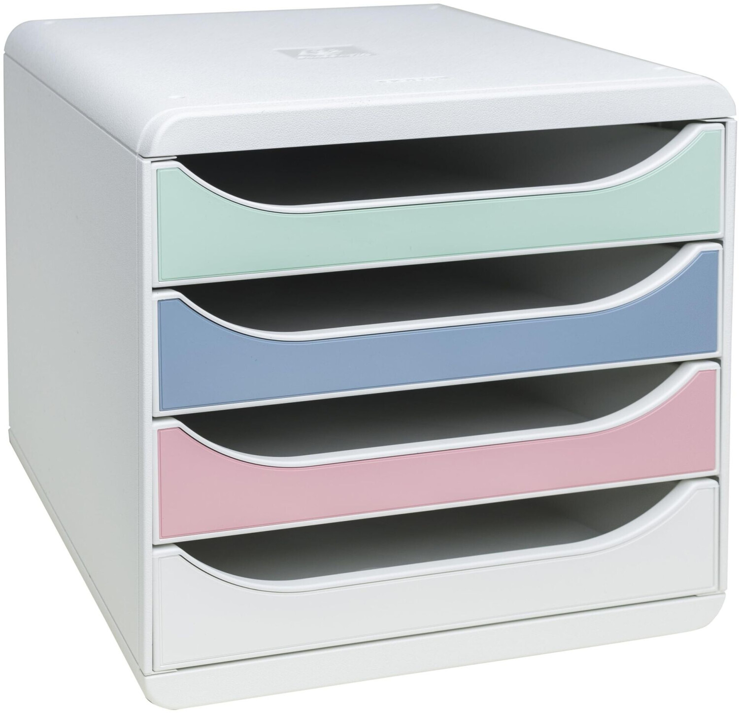 EXACOMPTA BIG BOX+ Skandi – Stapelbare 5-Schubladen-Box Für A4+, Recycling-Kunststoff
