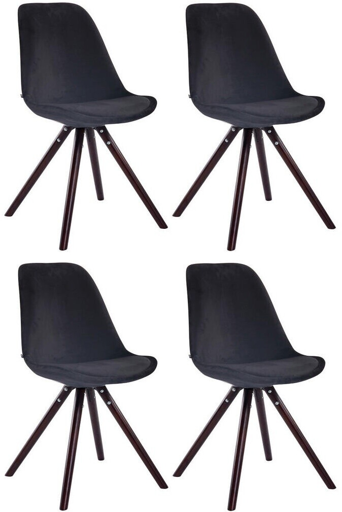 Set 4 Sottobicchieri In Feltro 5 Mm, Motivo Floreale Grigio Scuro, 20 Cm Rotondi - Proteggi Tavolo, Termici, Taglio Laser - 3