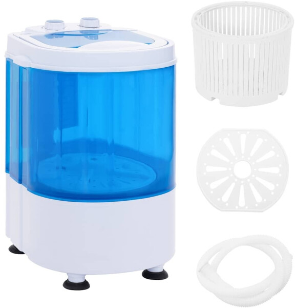 vidaXL Mini-Waschmaschine mit Schleuder und 1 Kammer 5,6 kg