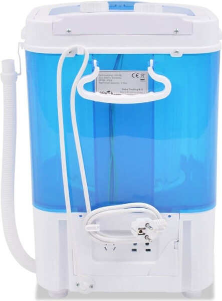 vidaXL Mini-Waschmaschine mit Schleuder und 1 Kammer 5,6 kg, Bild 4