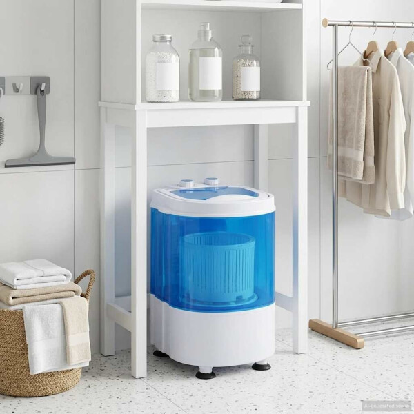 vidaXL Mini-Waschmaschine mit Schleuder und 1 Kammer 5,6 kg, Bild 6