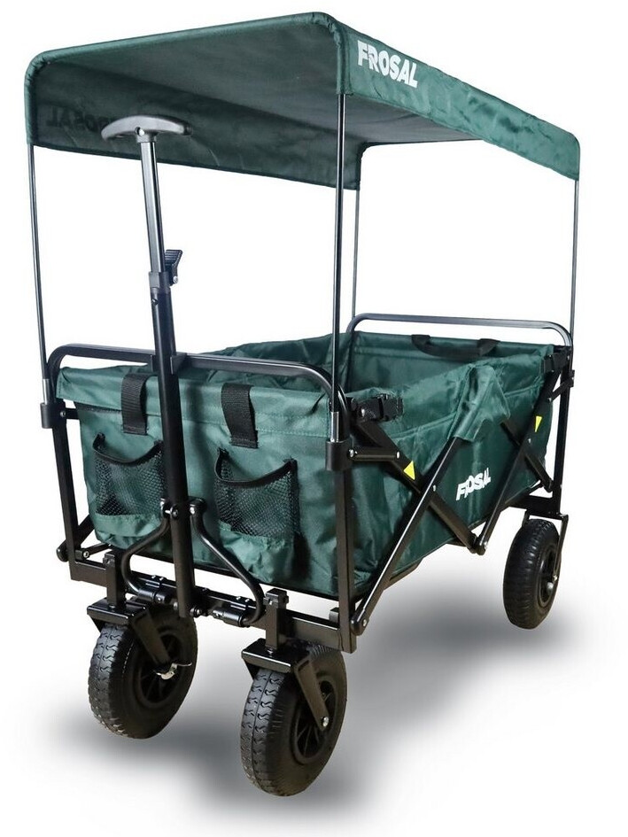 Frosal Bollerwagen Nick Mit Luftreifen Bremse Dach Faltbar Gr n Ab 