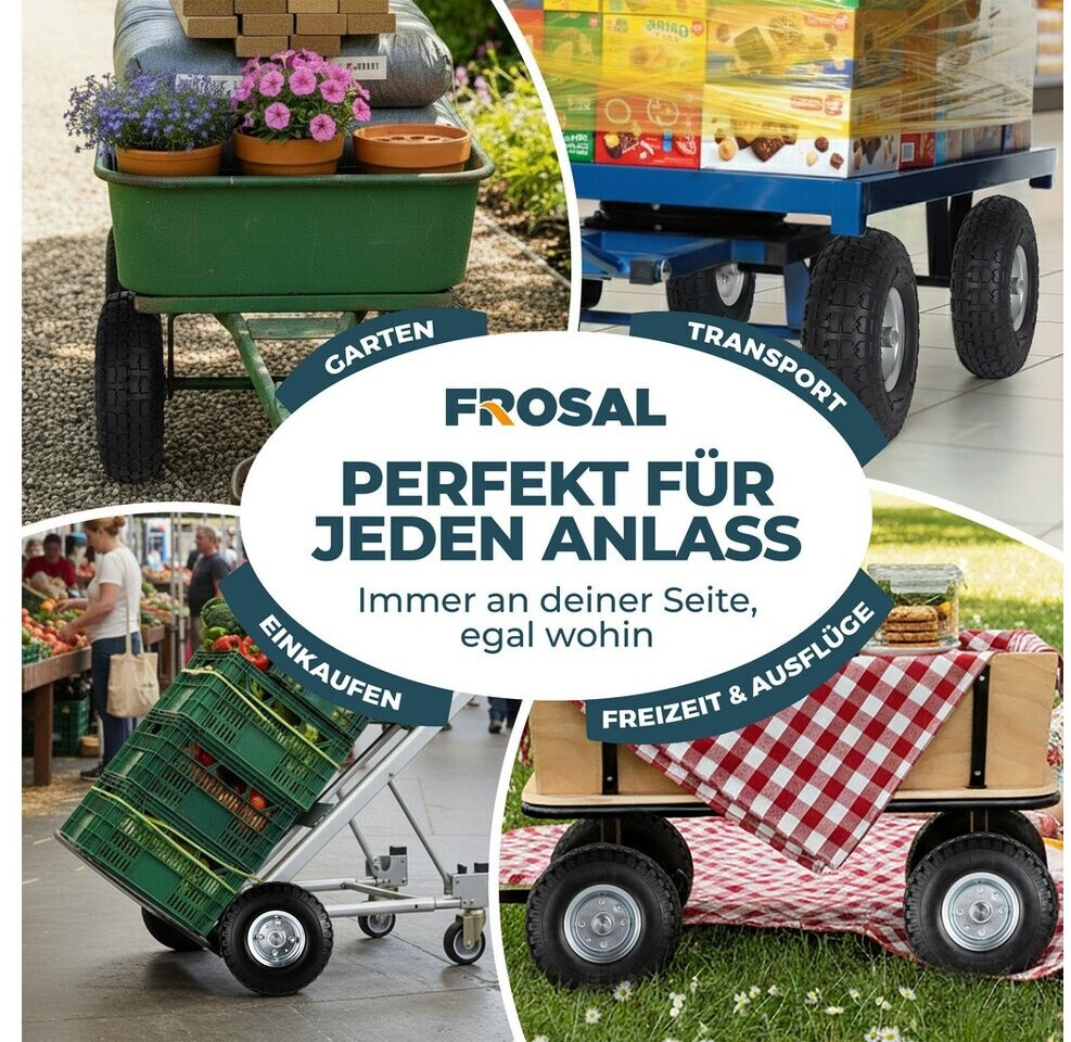 2 Ersatz-Lufträder Mit Kugellager – 260 Mm (4.10 Produktbild-Vorschau 3