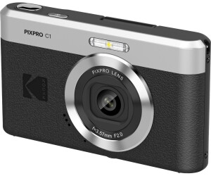 KODAK Pixpro C1 – Fotocamera Digitale Ultra Compatta 13MP BSI CMOS, Zoom 4X, Display 2.8″ E Flash LED, Nera