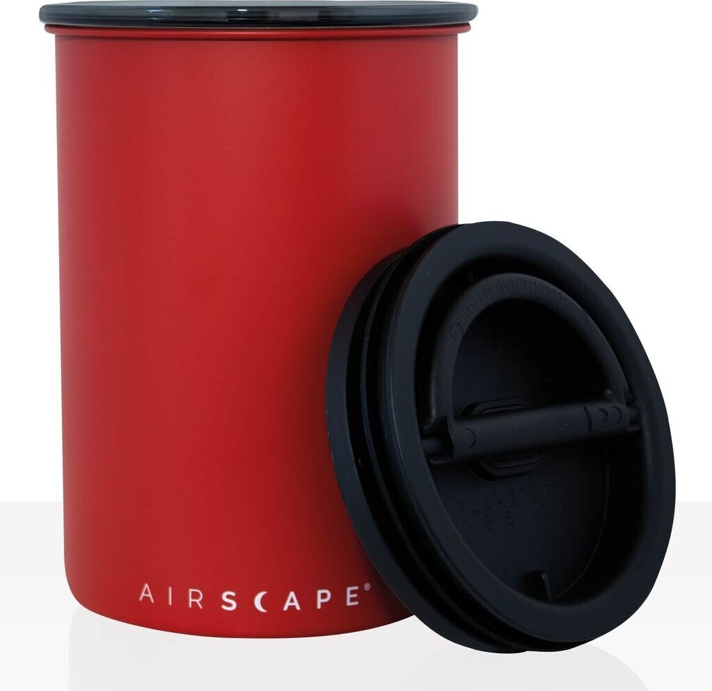 AirScape Boîte de conservation alimentaire – Couvercle hermétique breveté qui préserve la fraîcheur des aliments, stockage en verre avec couvercle en bambou, petite taille 10,2 cm