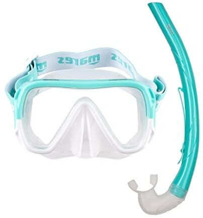 Masque Et Tuba Combo Mares Keewee Jr – Pour Enfants 8-14 Ans, Joint Silicone, Lentille Unique