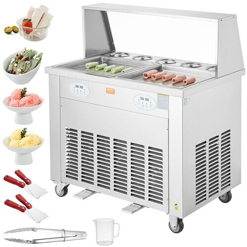 VEVOR Maschine Gerolltes Eis 380 x 380 mm