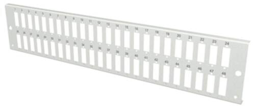 EFB-Elektronik VSB2FP48SCD Frontblende 48x SC Duplex / LC Quad 2 HE vertikal grau (VSB2HE-FP-48SC-D)
