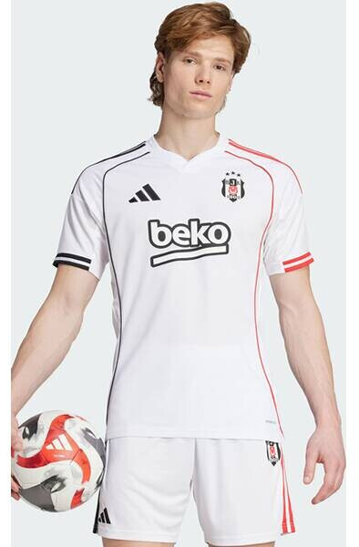 Maillot Besiktas Istanbul Taille M - Neuf, Original, Marque Adidas, Couleur Noir, Manches Courtes, Fabriqué En Turquie