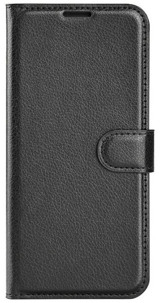 Wigento Smartphone-Hülle Für Apple iPhone 16e Kunstleder Book Wallet Handy Tasche Hülle Schwarz, Kunstleder Hülle mit Kartenfächern und Standfunktion, Bild 5