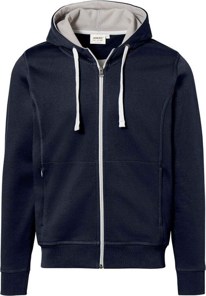 Hakro Bonded hooded jacket: 455 ink/silver