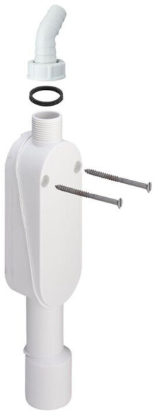 Sanit Aufputz-Geruchsverschluss G 3/4”-G 1” x DN 40/50 für Wasch- oder Geschirrspülmaschine (31.605.00..0000), Bild 5